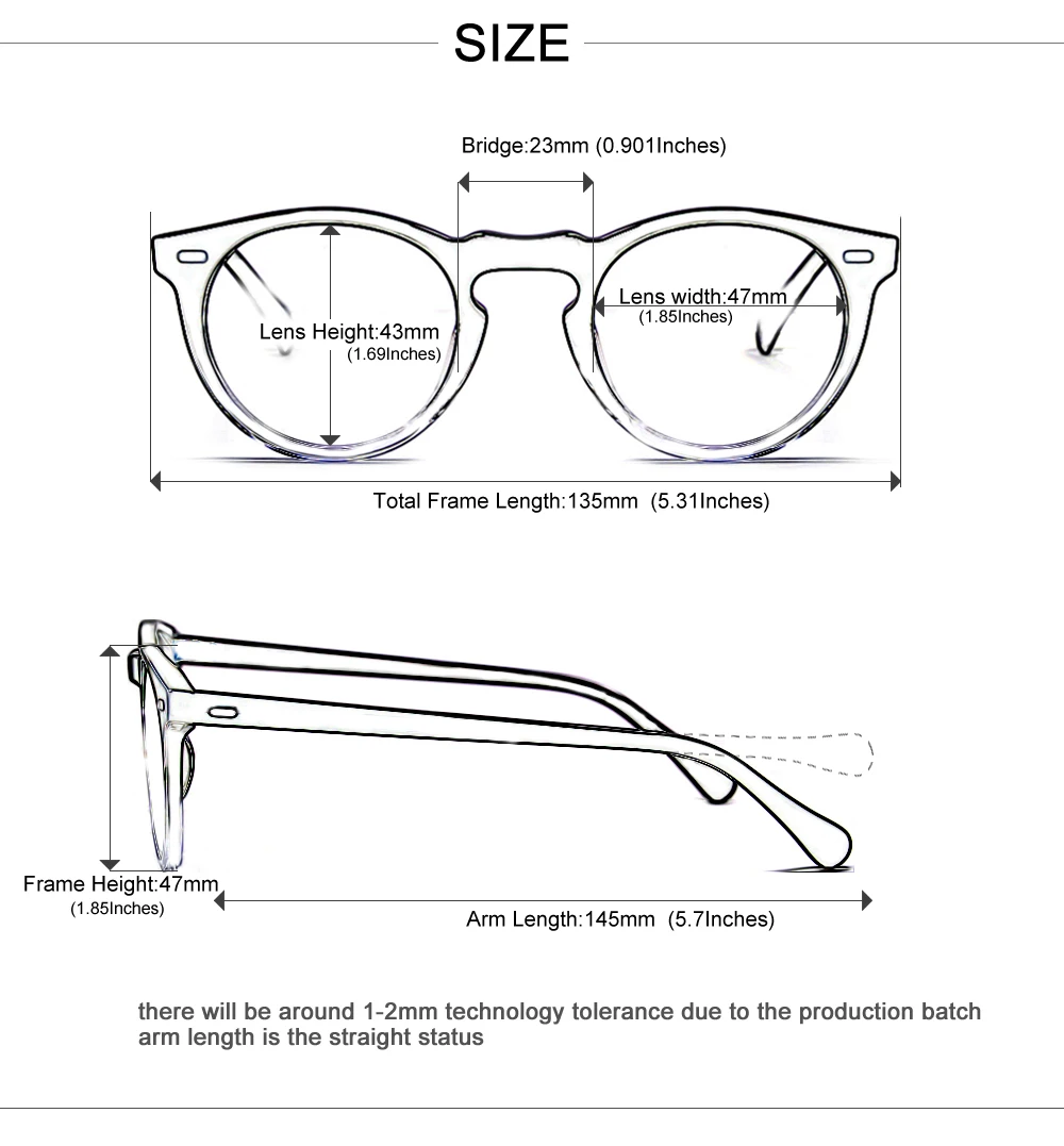 Gregory peck Glasses Frame OV5186 Mens Round Eyeglasses Vintage Round Diopter Eyeglasses for Men Women's Round Glasses Frame