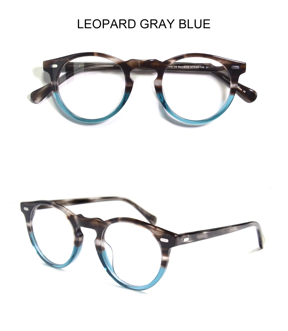 Gregory peck Glasses Frame OV5186 Mens Round Eyeglasses Vintage Round Diopter Eyeglasses for Men Women's Round Glasses Frame