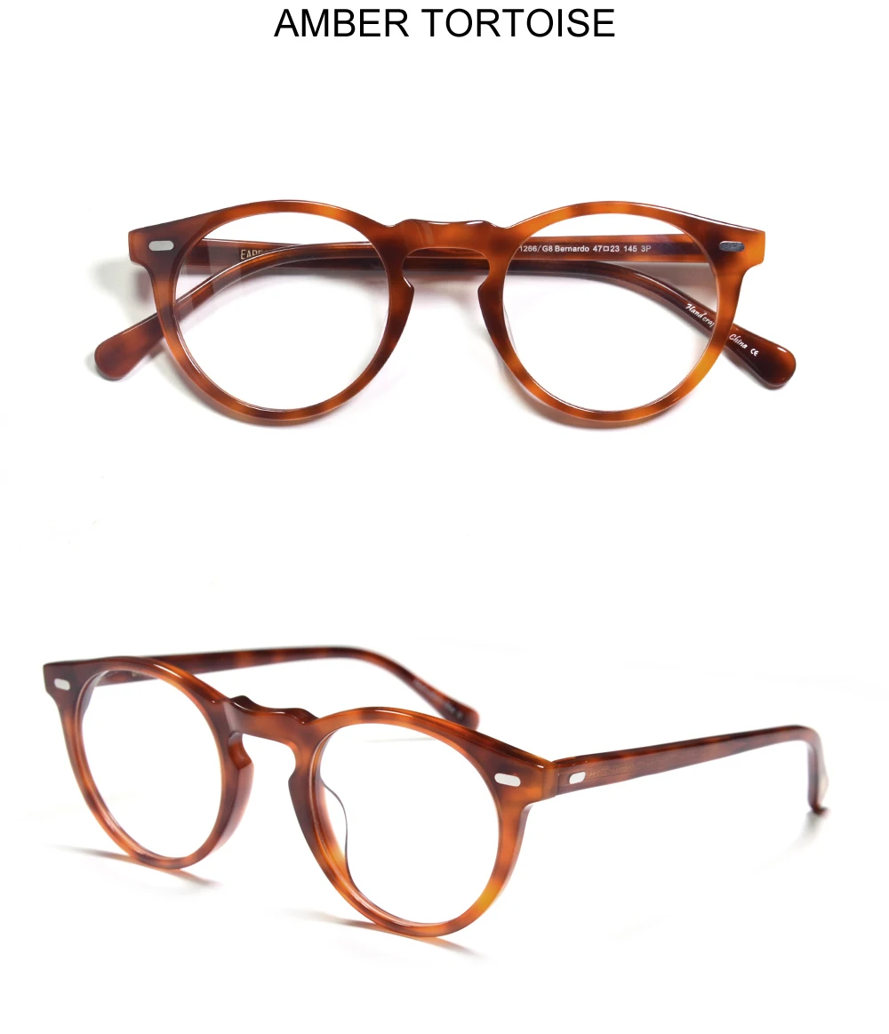 Gregory peck Glasses Frame OV5186 Mens Round Eyeglasses Vintage Round Diopter Eyeglasses for Men Women's Round Glasses Frame