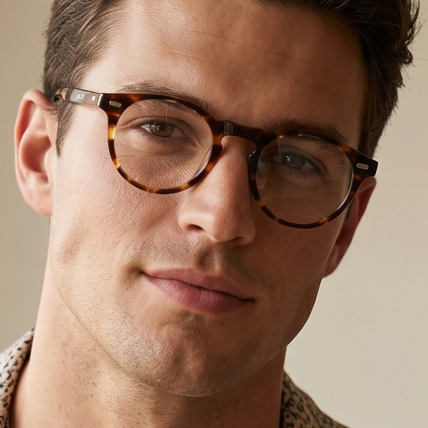 Gregory peck Glasses Frame OV5186 Mens Round Eyeglasses Vintage Round Diopter Eyeglasses for Men Women's Round Glasses Frame