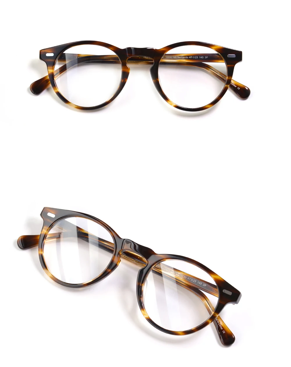 Gregory peck Glasses Frame OV5186 Mens Round Eyeglasses Vintage Round Diopter Eyeglasses for Men Women's Round Glasses Frame