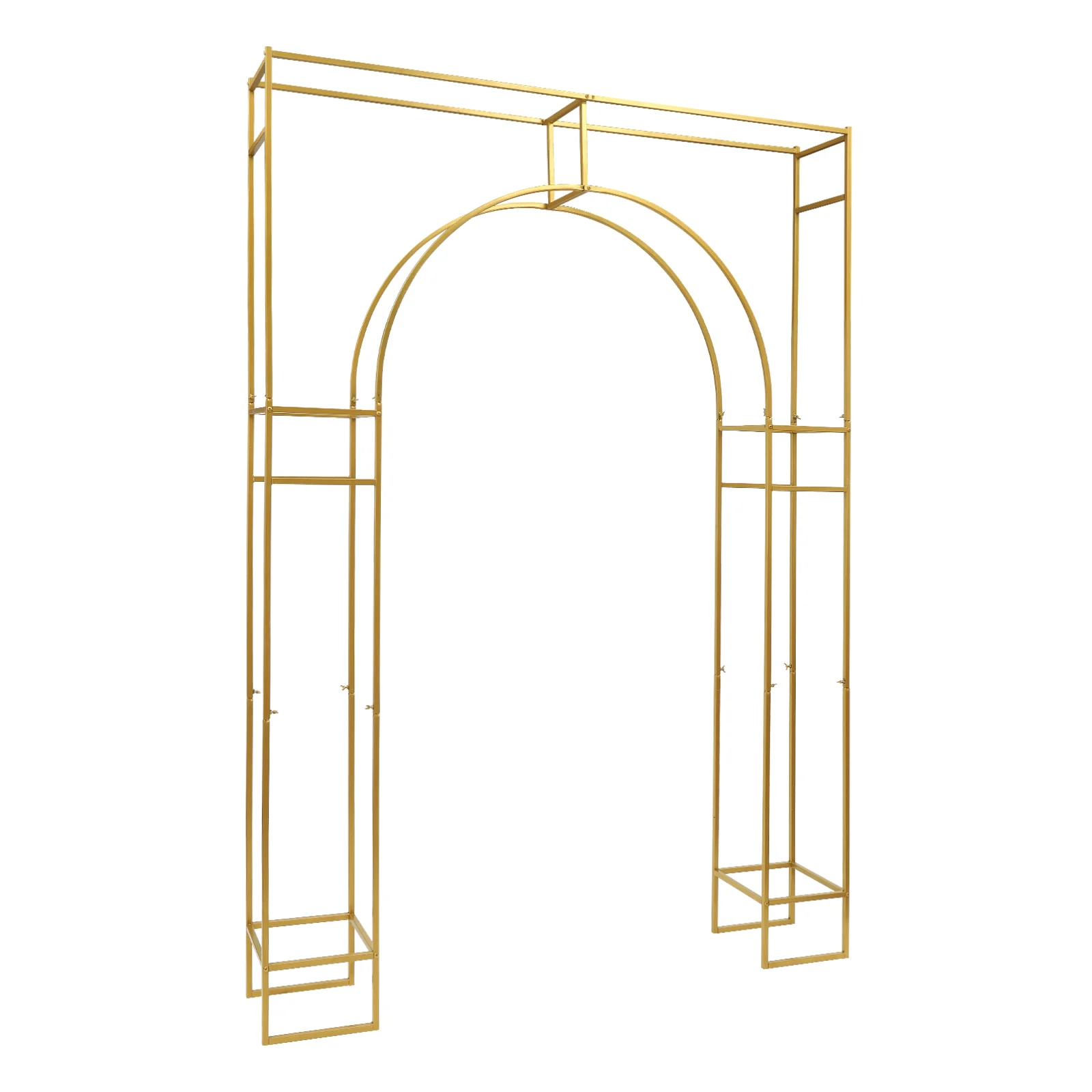 180*250cm Wedding Arch Backdrop Stand Decor Backdrop Stand Ceremony Decorative Frame Durable Balloon Flower Rack