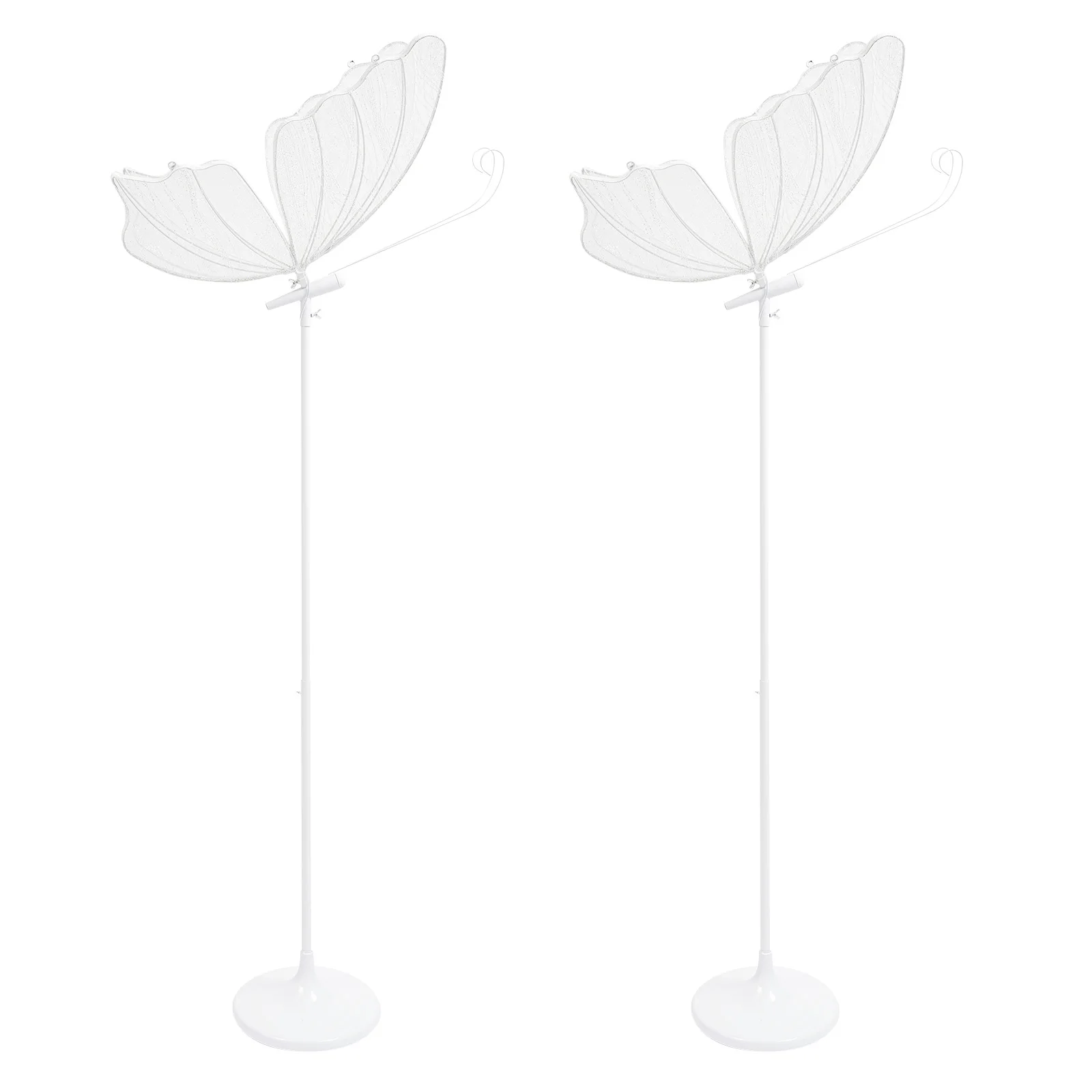 2PCS 48W Romantic Butterfly Floor Lamp,Wedding LED Light,Creative Butterflies Decoration Lights, Road Pilot Lamps for Home,Totel