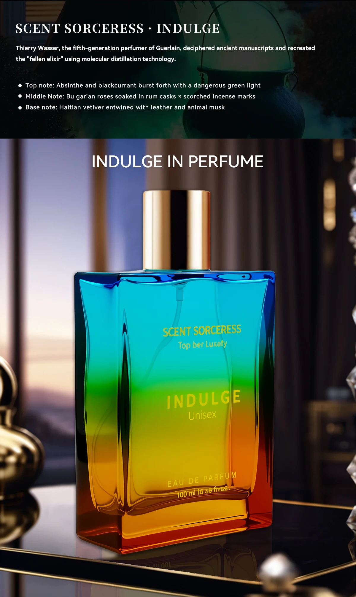 100ml Spray Perfume Women's Man Charming perfume, fresh, light, long-lasting, elegant, ladies' fragrance, dating niche perfume
