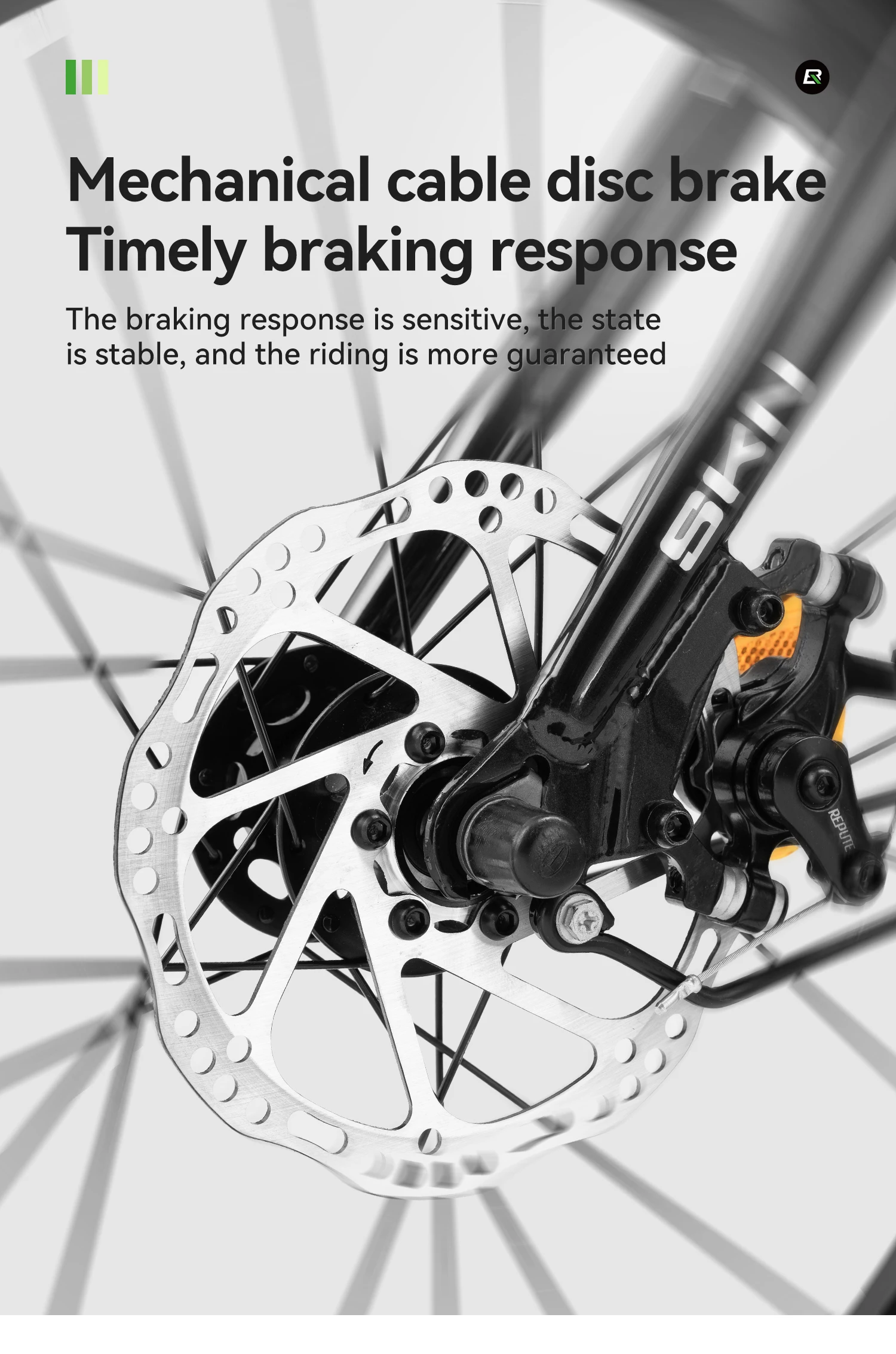 ROCKBROS 20 Inches Folding Bike Lightweight Portable Carbon Steel Frame 7-Speed Shifter Disc Brake Daily Commute Folding Bicycle