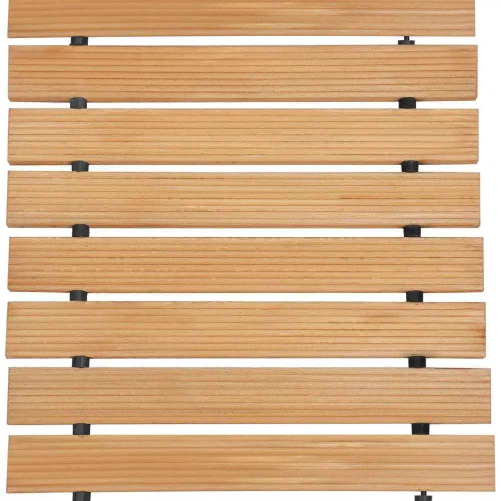 12ft Wooden Garden Pathway Roll – Outdoor Walkway Mat for Lawn Patio Backyard Roll Out Wood Stepping Stone Path