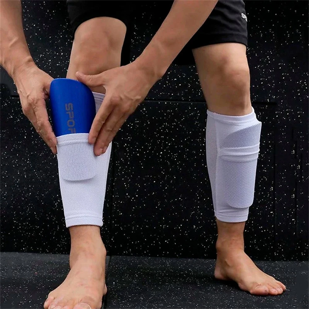 Soccer Shin Guards Football Protectors Pads Adult Kids Shinguards Light Sock Insert Board Boy Training Legging Protective Gear