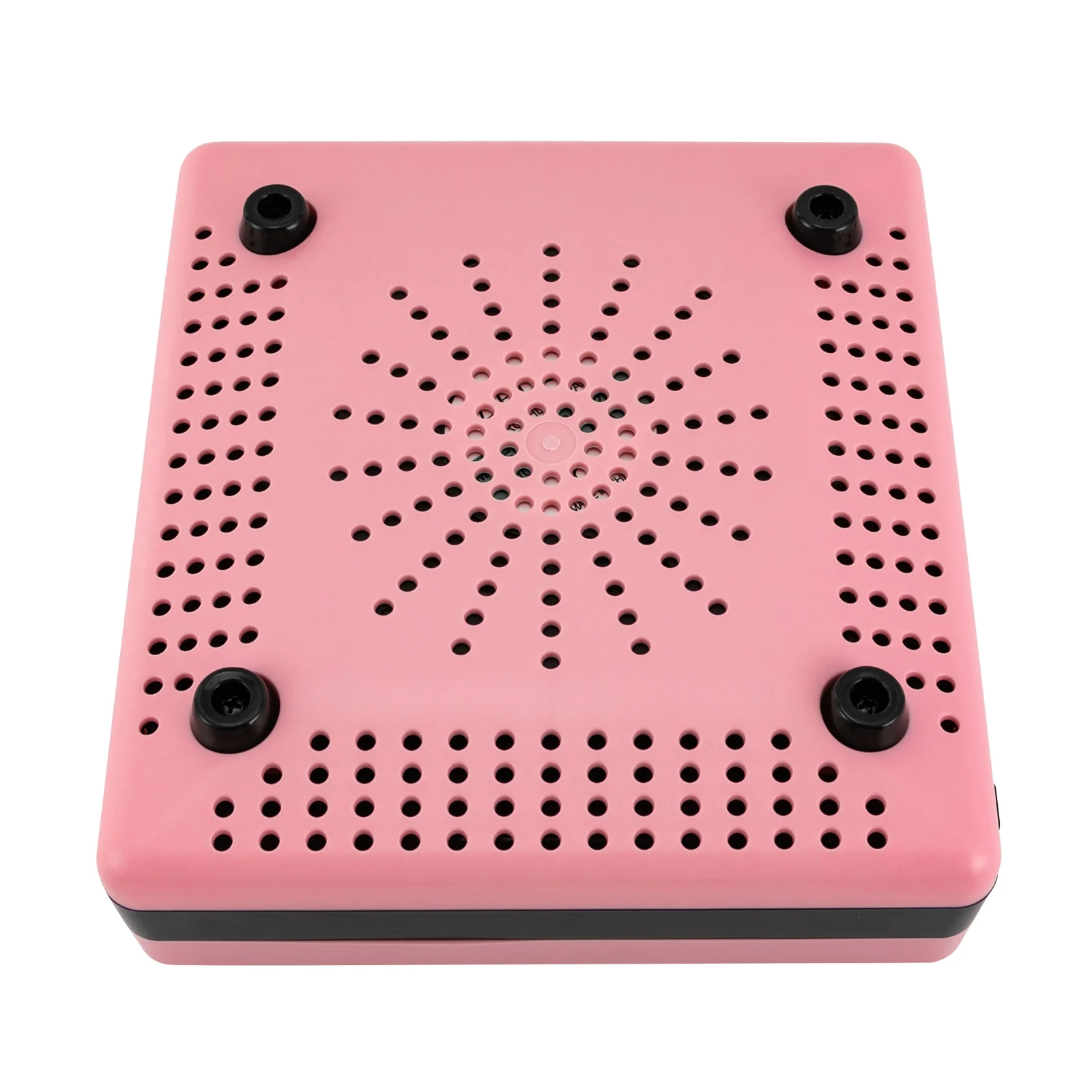 60W Vacuum Dust Collector, 19*19*21cm Dust Extractor, Vacuum Cleaner With Fan and 360° Rotatable Duct for Nail Grinding, Dentists, Clinics, Engraving