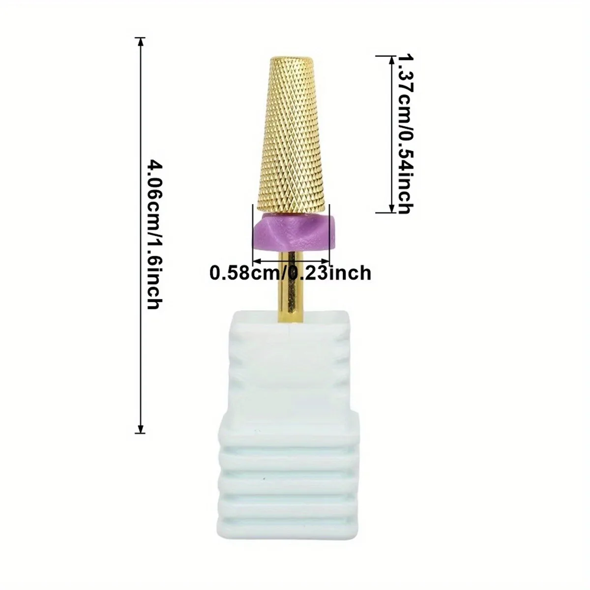 5in1 2XF Tungsten Steel Nail Drill Bits,Multi-Functional Carbide with High Hardness for Long-Term Gel Rem