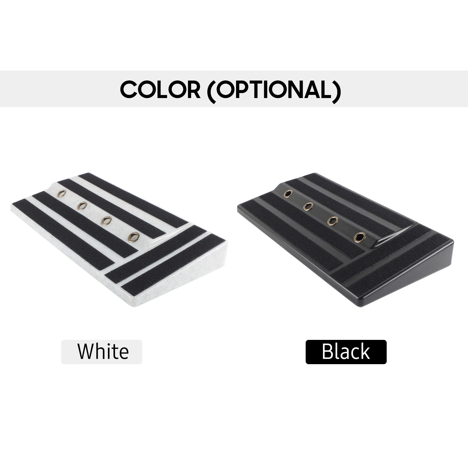 RPB-1BK Big Size Guitar Effects Pedal Board Sturdy PE Plastic Guitar Pedalboard Case with Sticking Tape Guitar Pedal Accessories