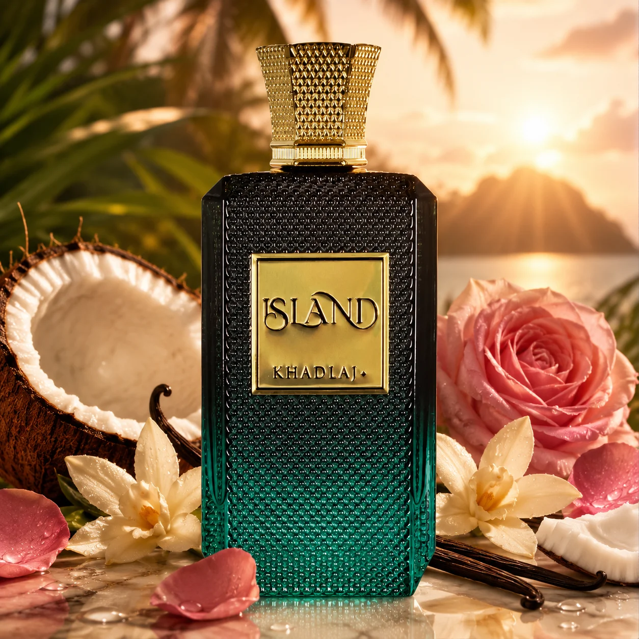 Island Khadlaj Perfumes 100ml/3.4oz Long-Lasting Perfume Women Fragrance For Daily Use