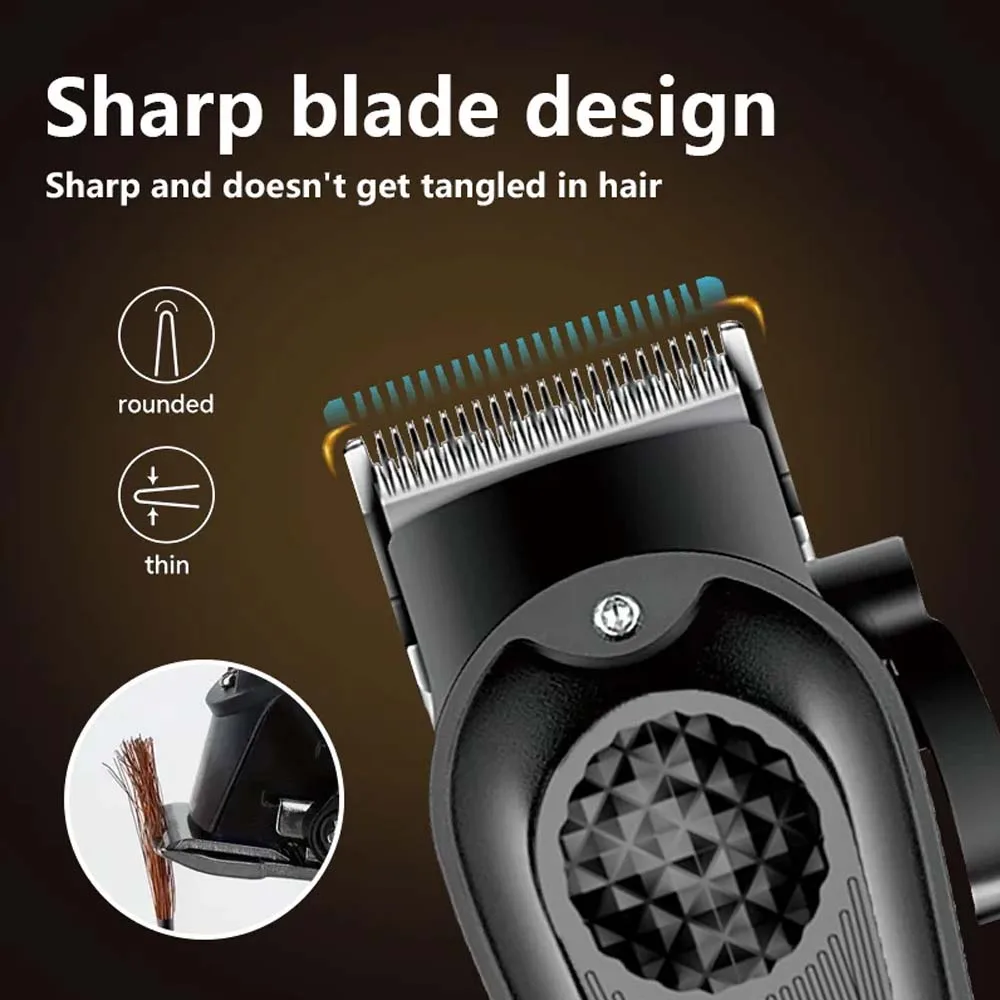 Professional Hair Clipper for Men, Electric Barber Clipper Cordless Rechargeable Hair Cutting Clippers, Men's Hair Cutting Tools