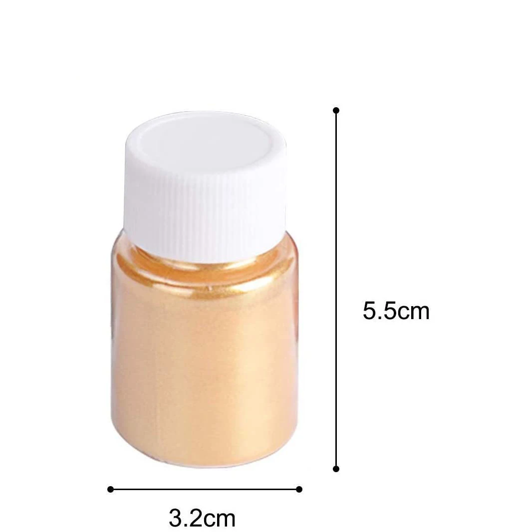 20 Colors 10g Mica Powder Dye DIY UV Epoxy Resin Art Pigment Glitter Powder for Jewelry Making Crafts Tool Nail Art Decoration