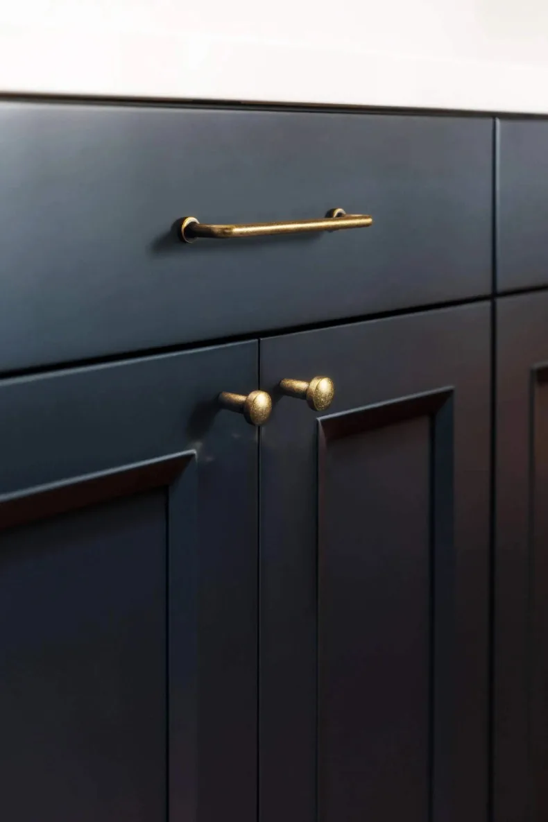 Goo-Ki Antique Brass Cabinet Pulls Furniture Door Handles with Backplate Champagne Bronze Drawer Knobs and Pulls for Kitchen