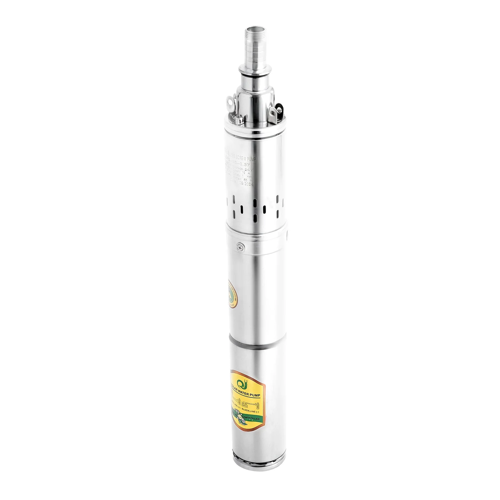 24V 370W Deep Well Pump Stainless Steel Water Pump 2850RPM for Irrigation, Landscaping, Cleaning, Water Supply