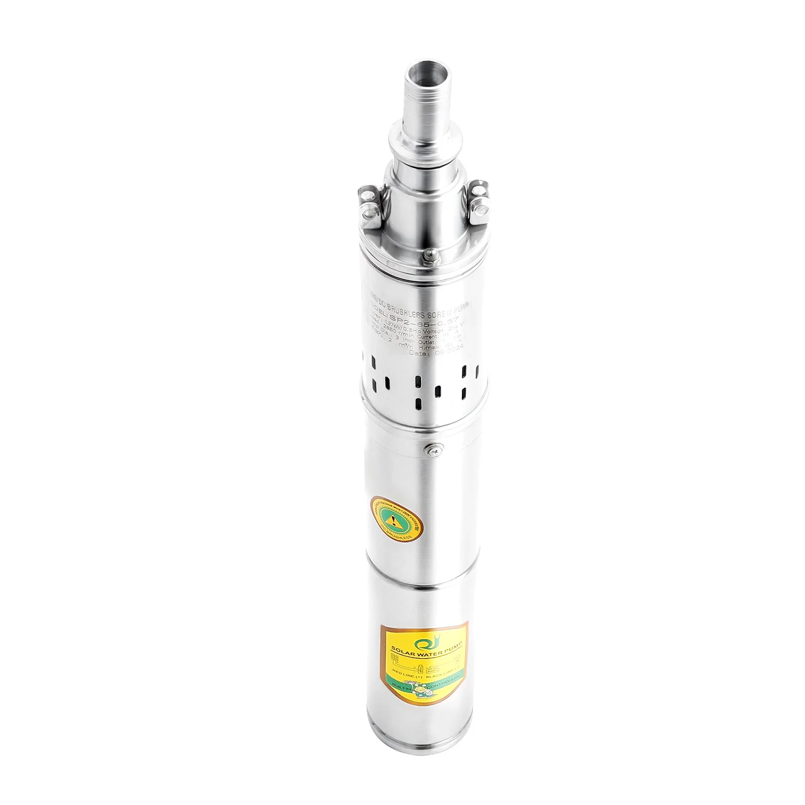 24V 370W Deep Well Pump Stainless Steel Water Pump 2850RPM for Irrigation, Landscaping, Cleaning, Water Supply