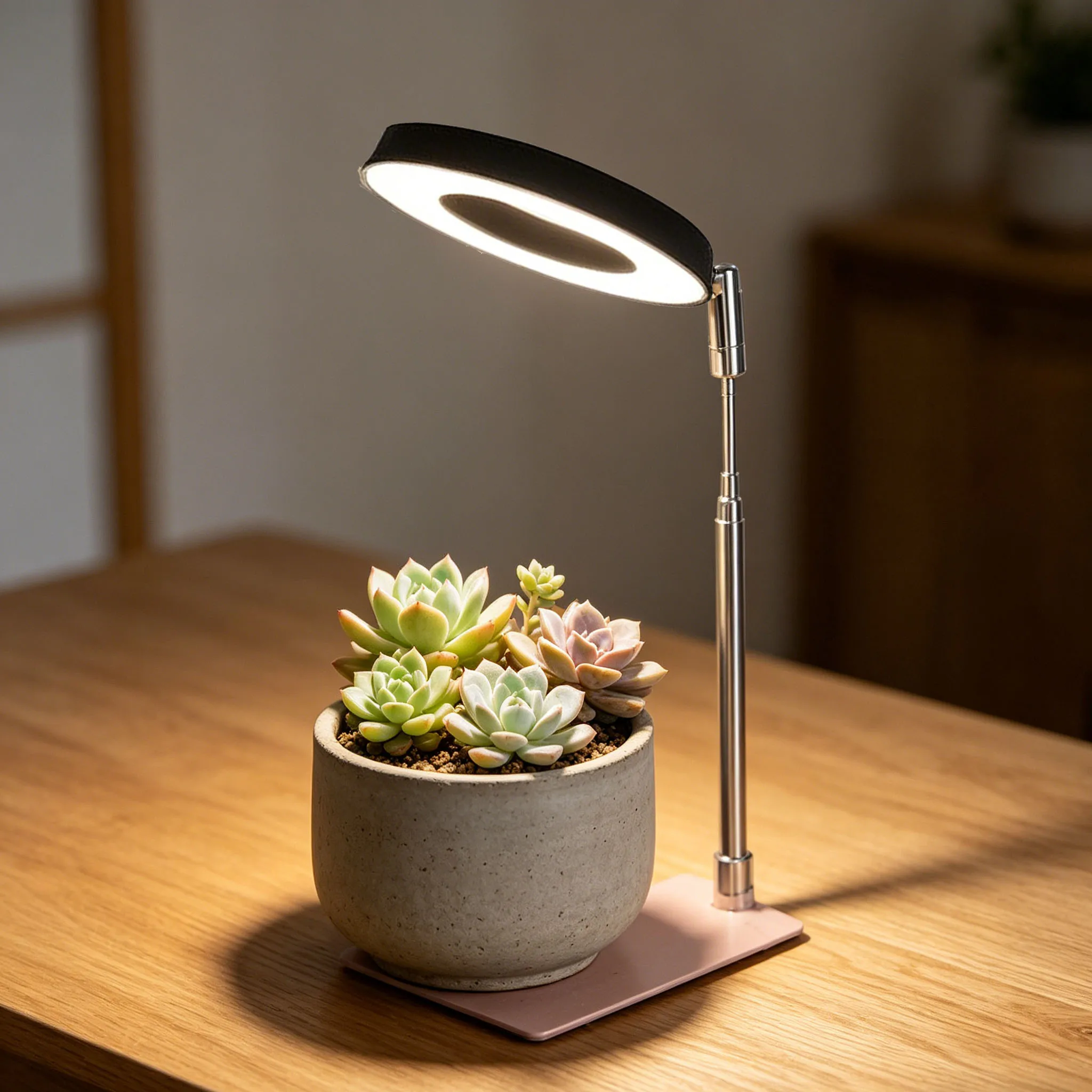 Indoor Full-Spectrum Plant Growth Lights, Led Plant Lights, and Indoor Sunlight-Like Growth Lights, Suitable for Indoor Plants, with a Retractable Base.