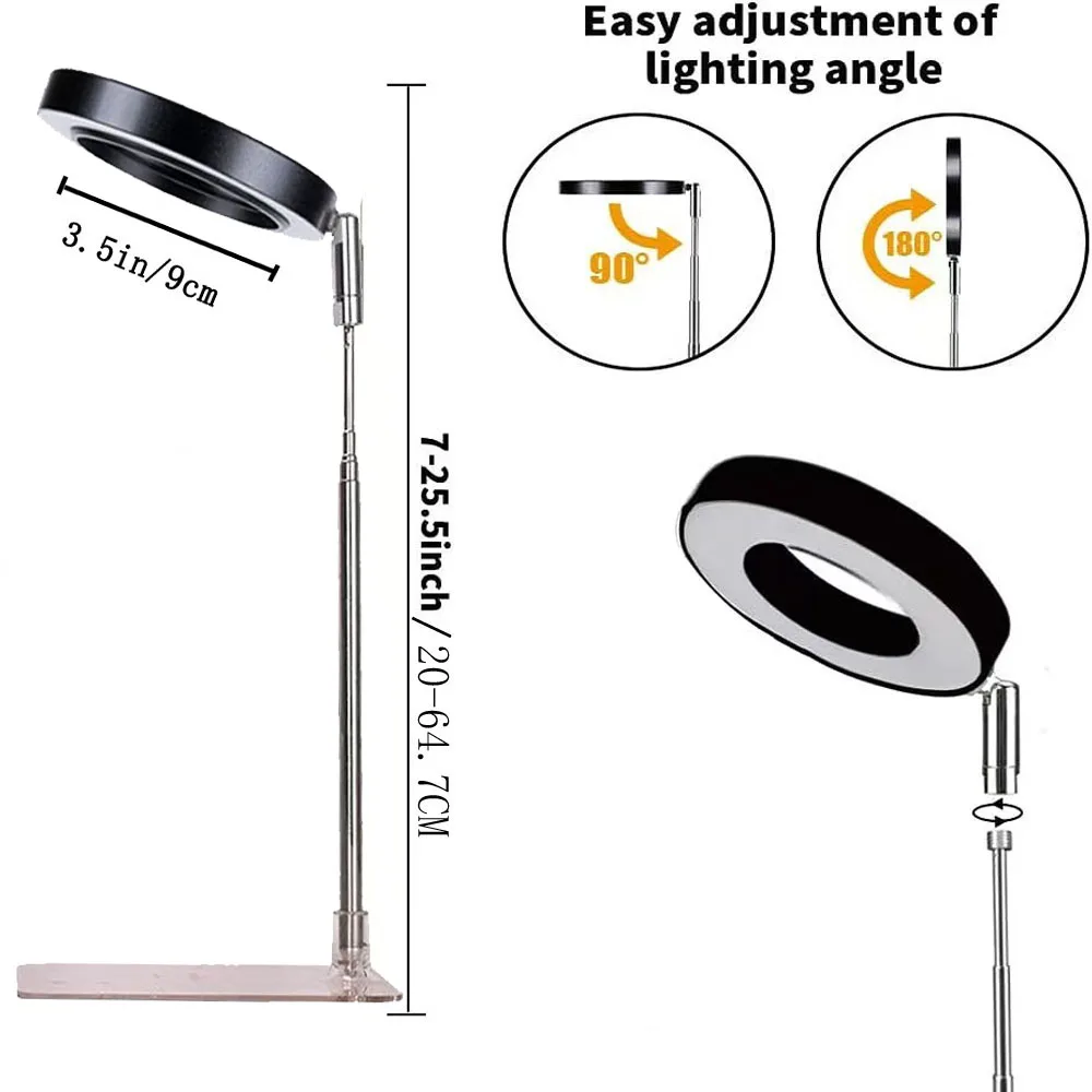 Indoor Full-Spectrum Plant Growth Lights, Led Plant Lights, and Indoor Sunlight-Like Growth Lights, Suitable for Indoor Plants, with a Retractable Base.