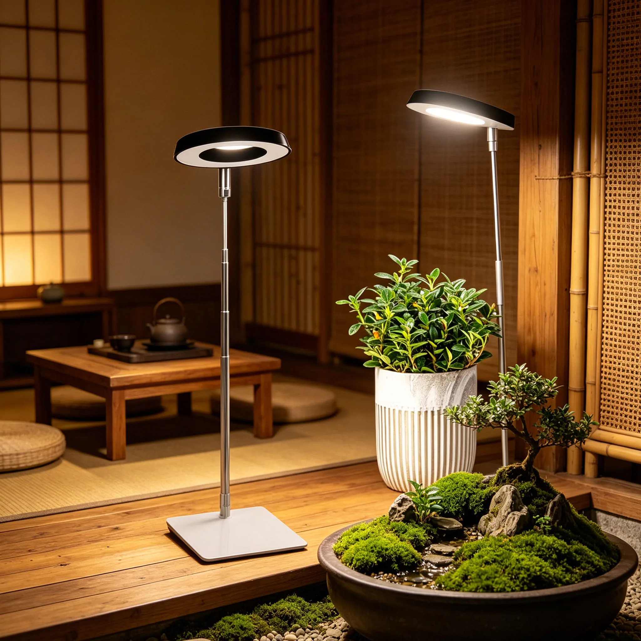Indoor Full-Spectrum Plant Growth Lights, Led Plant Lights, and Indoor Sunlight-Like Growth Lights, Suitable for Indoor Plants, with a Retractable Base.