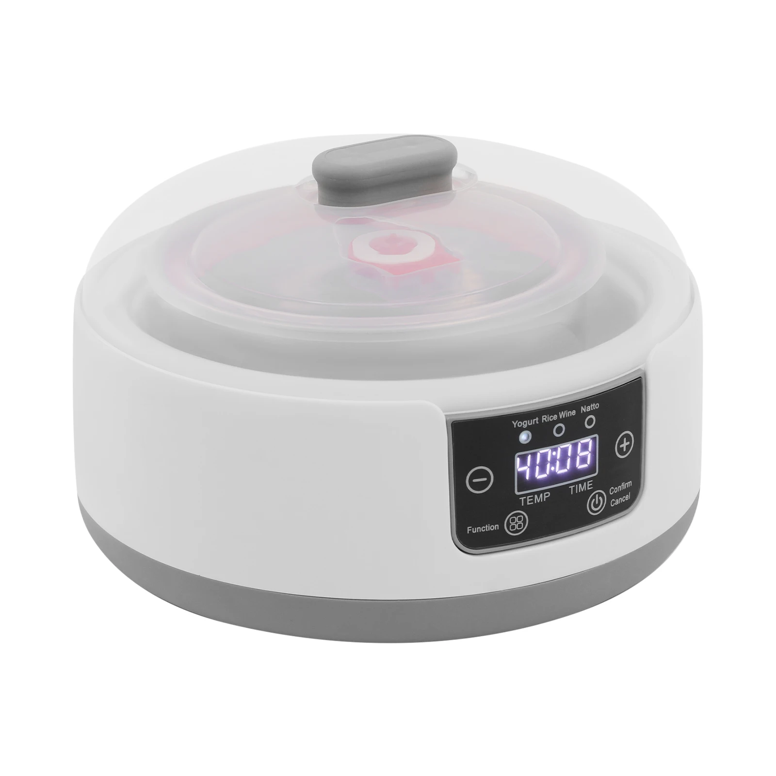 Electric Yogurt Maker Machine, Yogurt Maker with 304 Stainless Steel Liner, Timer & Temp 70-113°F for Yogurt Rice Wine Natto