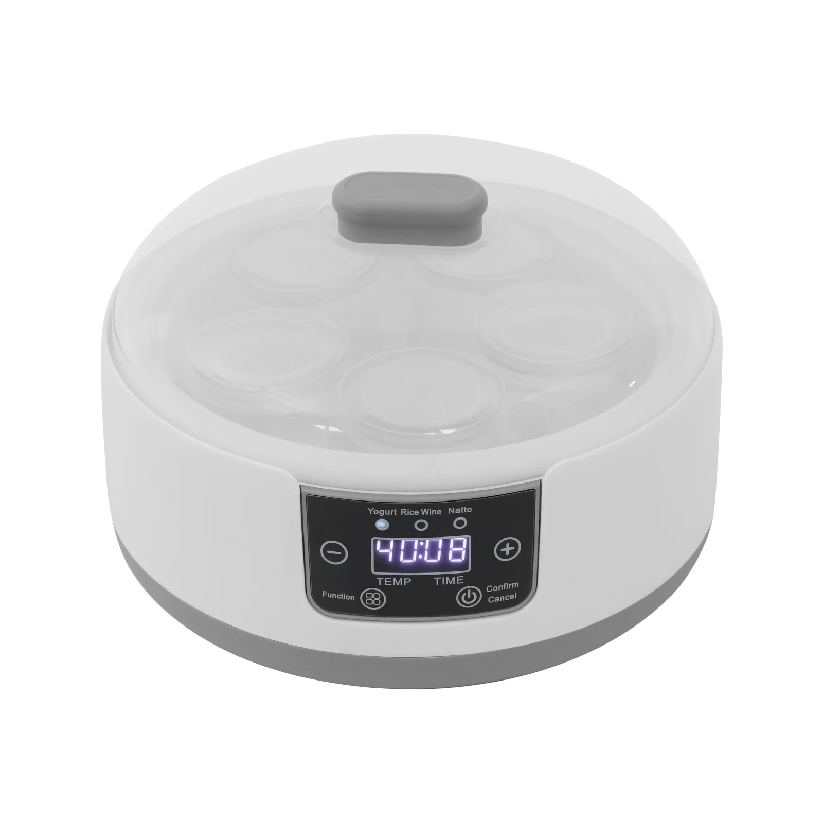 Electric Yogurt Maker Machine, Yogurt Maker with 304 Stainless Steel Liner, Timer & Temp 70-113°F for Yogurt Rice Wine Natto