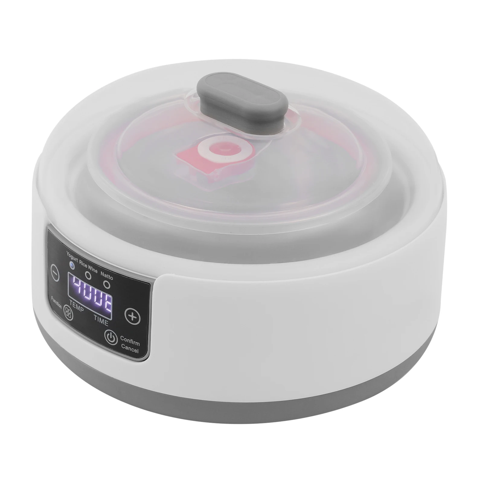 Electric Yogurt Maker Machine, Yogurt Maker with 304 Stainless Steel Liner, Timer & Temp 70-113°F for Yogurt Rice Wine Natto