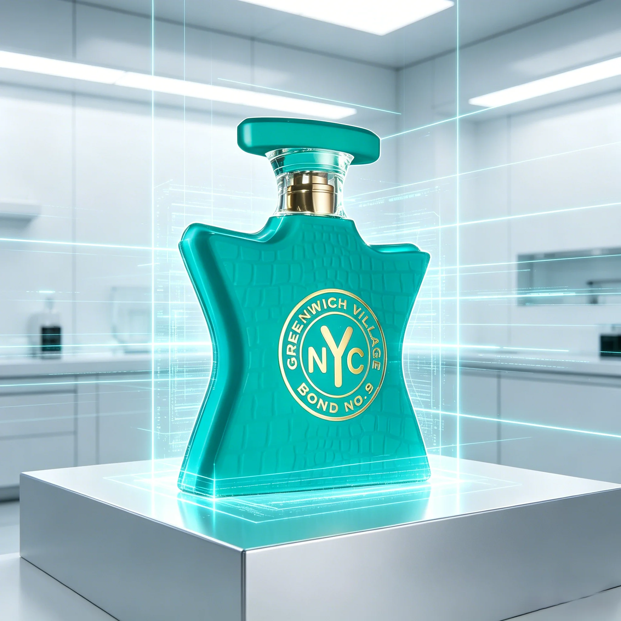 Bond No. 9 New York Greenwich Village Eau de Parfum Spray for Unisex – Lively Floral Fruity & Amber Scent, Lychee, Peony & Musk, Long-Lasting Luxury Fragrance, Perfect Gift, 3.4 fl oz / 100 ml
