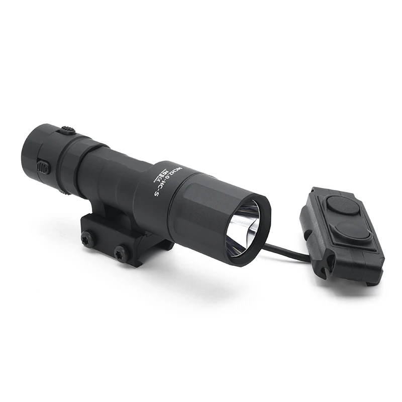 Flashlight Scout Light Hight Power 1400 Lumens REIN 2.0 Hunting Lamp Dual Function Pressure Switch For 20mm Picatinny Rail