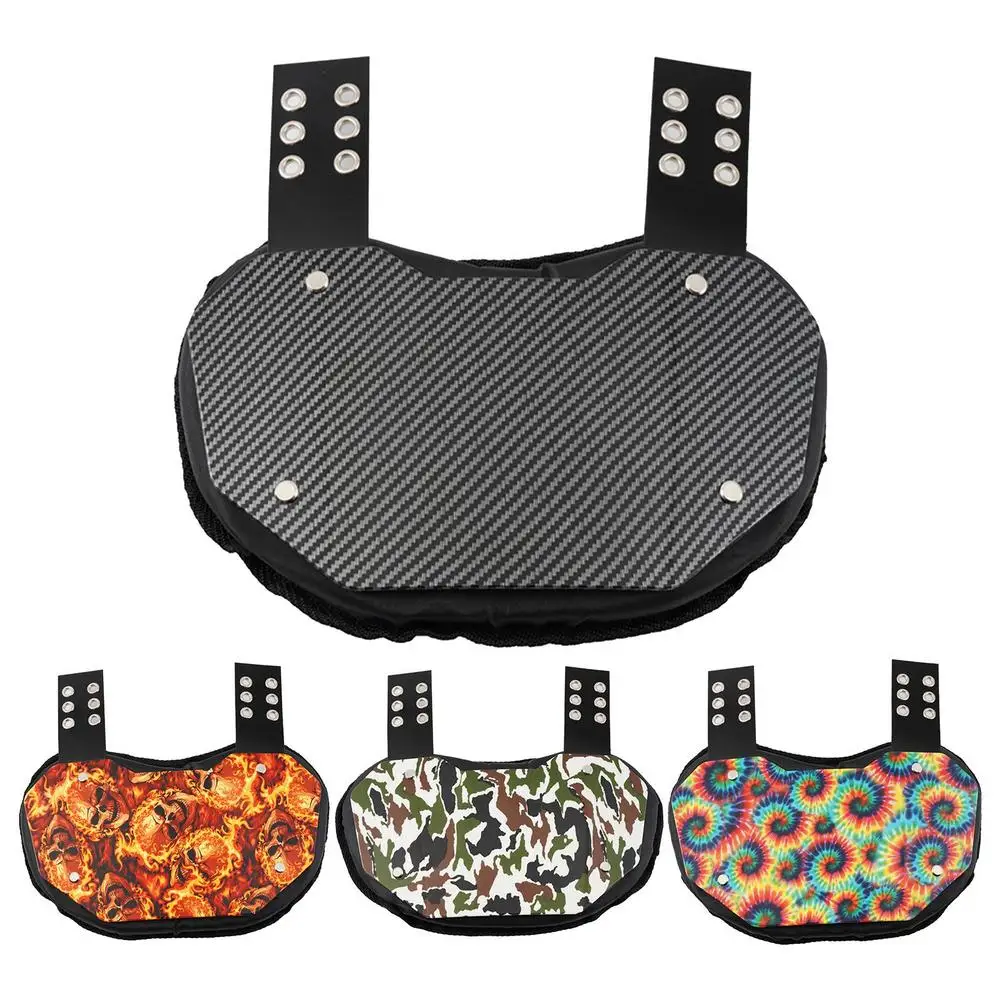 American Gear Football Back Plates EVA Kids Adults Rugbys Back Flap Low Back Pads Rear Lower Back Protector Sports Accessories