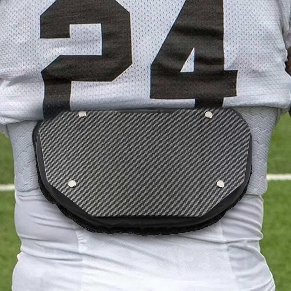 American Gear Football Back Plates EVA Kids Adults Rugbys Back Flap Low Back Pads Rear Lower Back Protector Sports Accessories