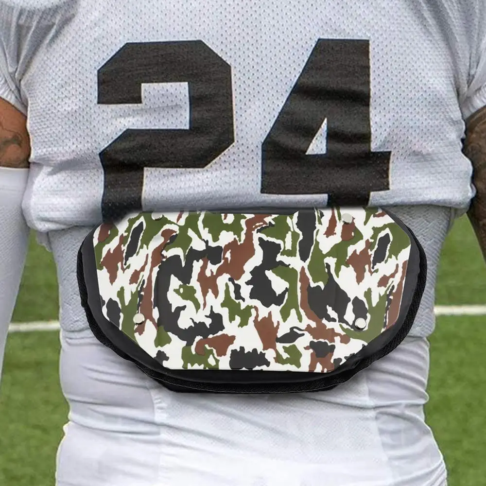 American Gear Football Back Plates EVA Kids Adults Rugbys Back Flap Low Back Pads Rear Lower Back Protector Sports Accessories