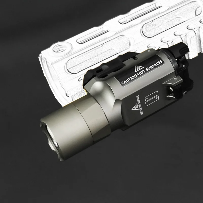 Tactical Gear Surefir X300 X300U Ultra Metal Pistol Gun 500Lumen LED Light Fit 20mm Rail Airsoft Hanging Hunting Flashlight