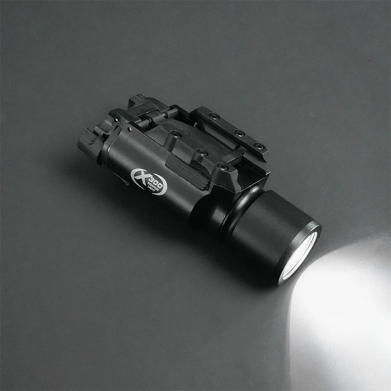 Tactical Gear Surefir X300 X300U Ultra Metal Pistol Gun 500Lumen LED Light Fit 20mm Rail Airsoft Hanging Hunting Flashlight
