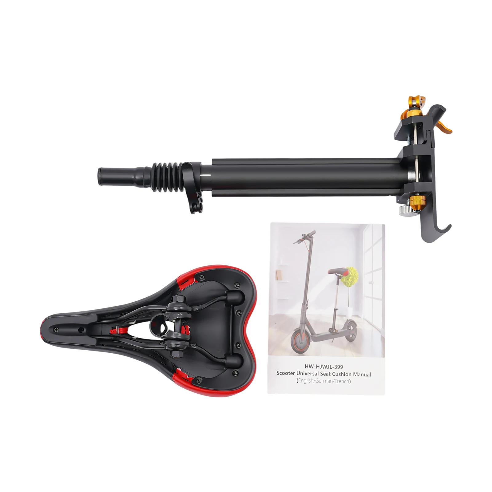 Pro Electric Scooter Comfort Seat Saddle, Adjustable Scooter Seat, For Xiaomi M365 and M365 Electric Skateboard Saddle Seat