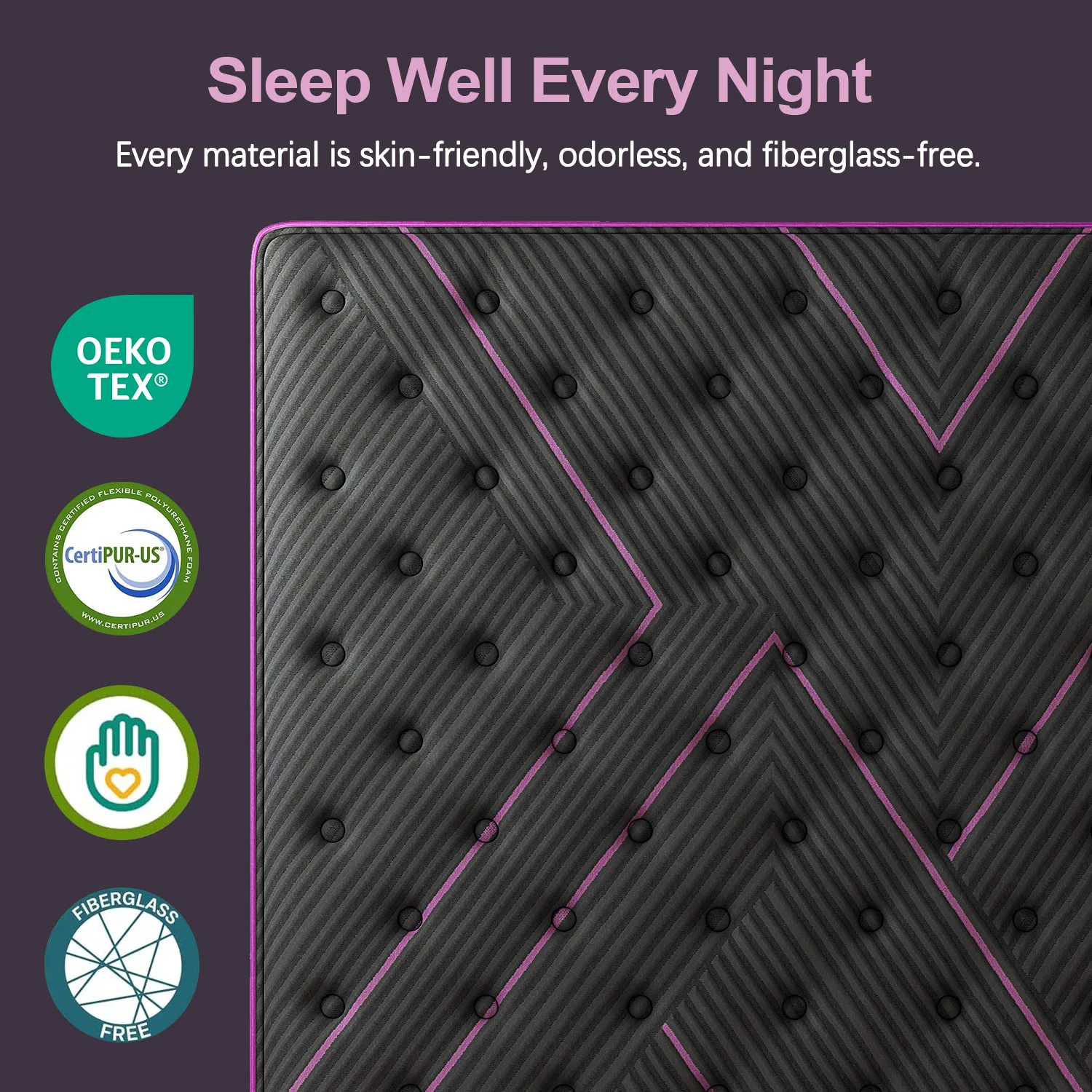 12/14in Hybrid Gel Memory Foam Mattress with Pocket Spring, Medium Firm, Motion Isolation Mattress in a Box