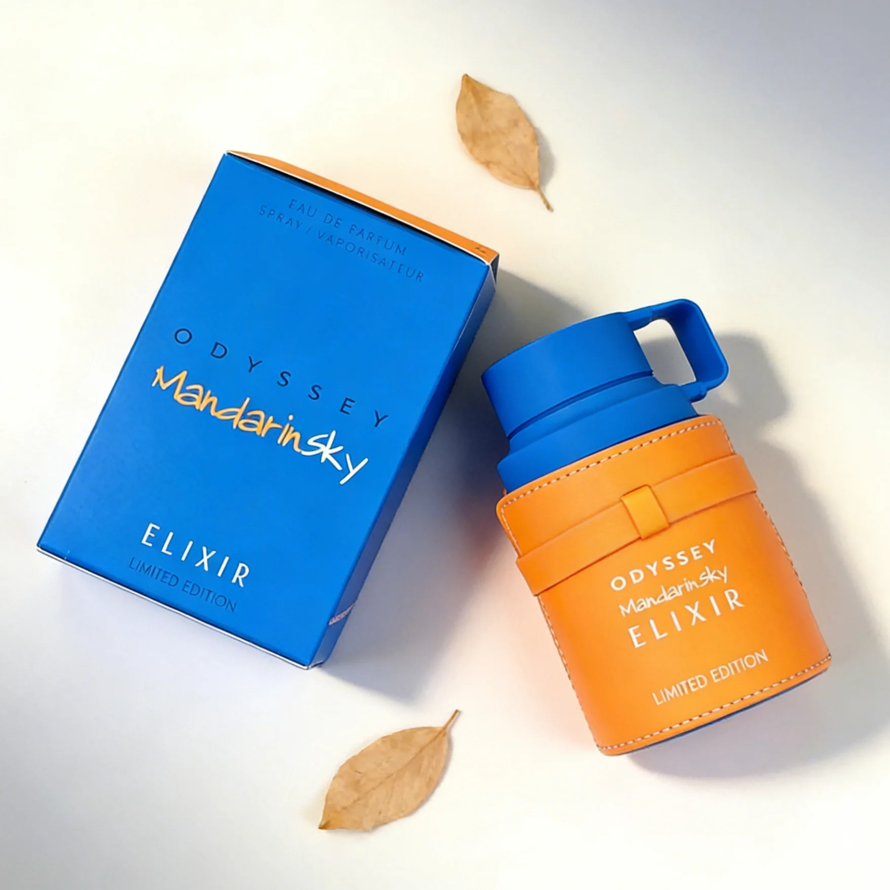 Armaf Odyssey Mandarinsky Elixir Limited Edition 3.4oz Eau de Parfum, Men's Daily Perfume, Fresh Mandarin, Citrus & Spicy Scent
