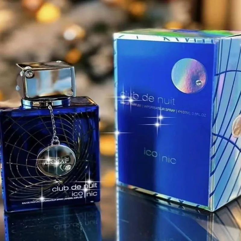 Armaf Club De Nuit Iconic Perfume 3.6Oz/105Ml, Unisex Eau De Parfum Spray, Long Lasting Woody Aromatic Scent