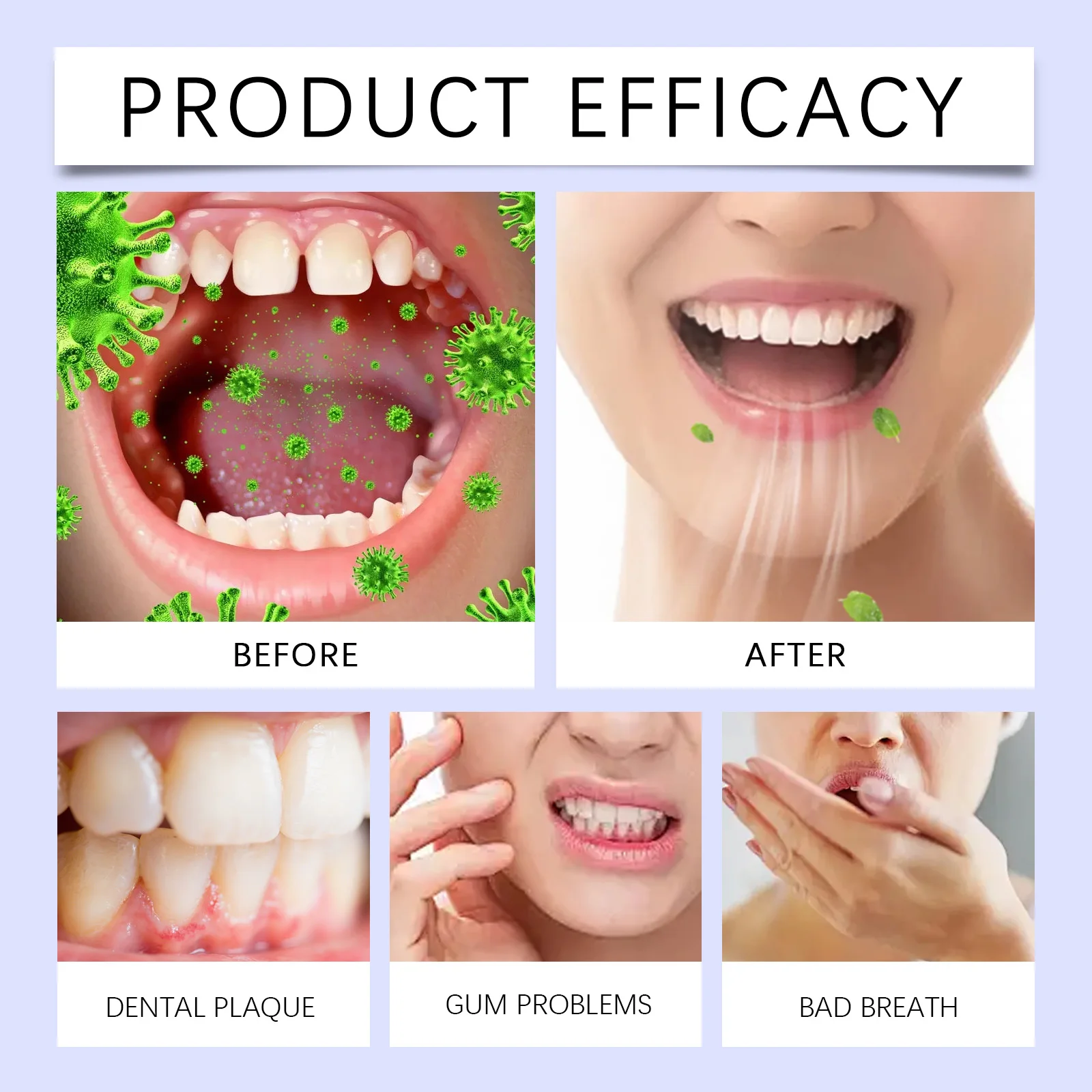 AMZ 237ml Mouthwash Is a Portable Daily Mouthwash That Gently Cleans the Mouth and Leaves a Pleasant Smell