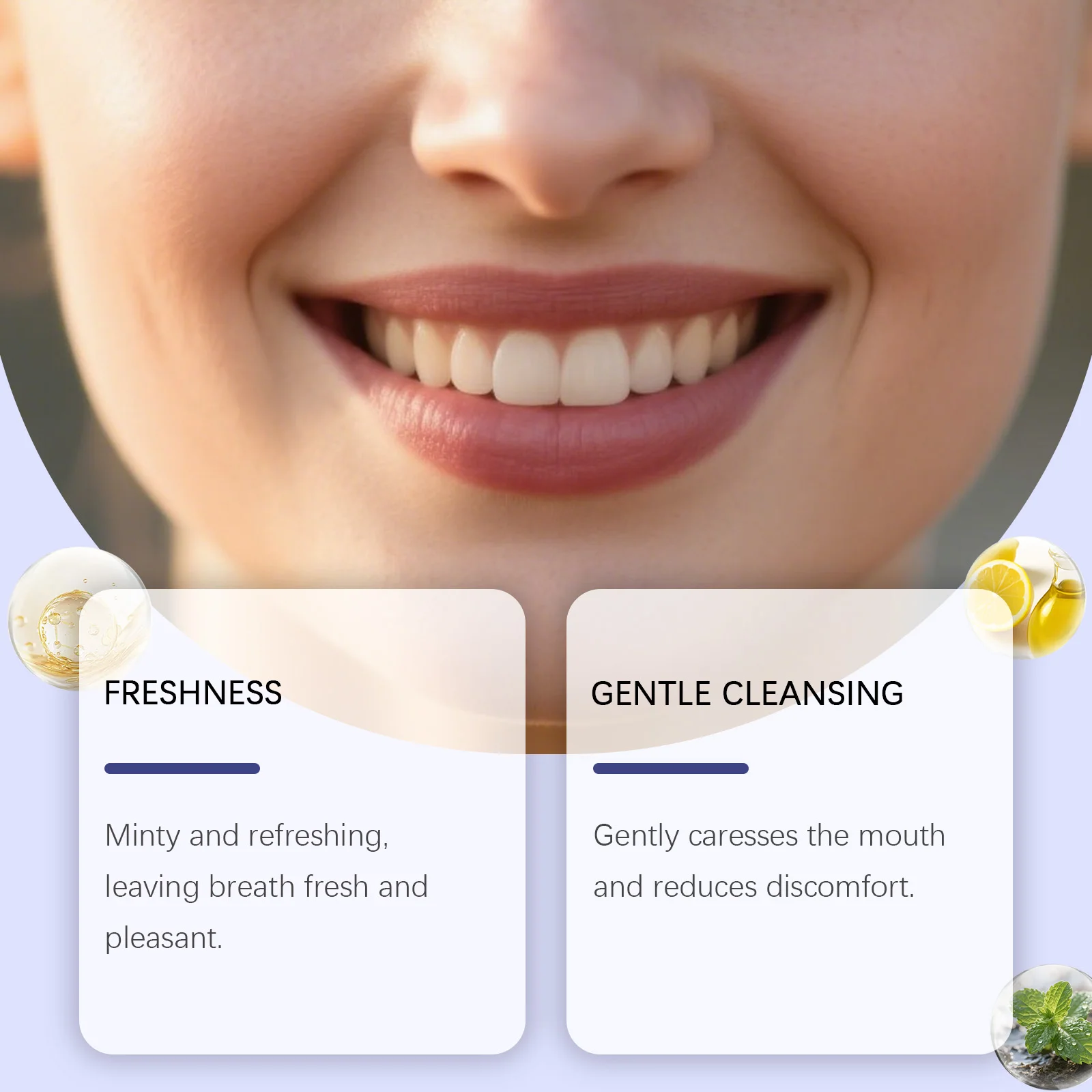 AMZ 237ml Mouthwash Is a Portable Daily Mouthwash That Gently Cleans the Mouth and Leaves a Pleasant Smell