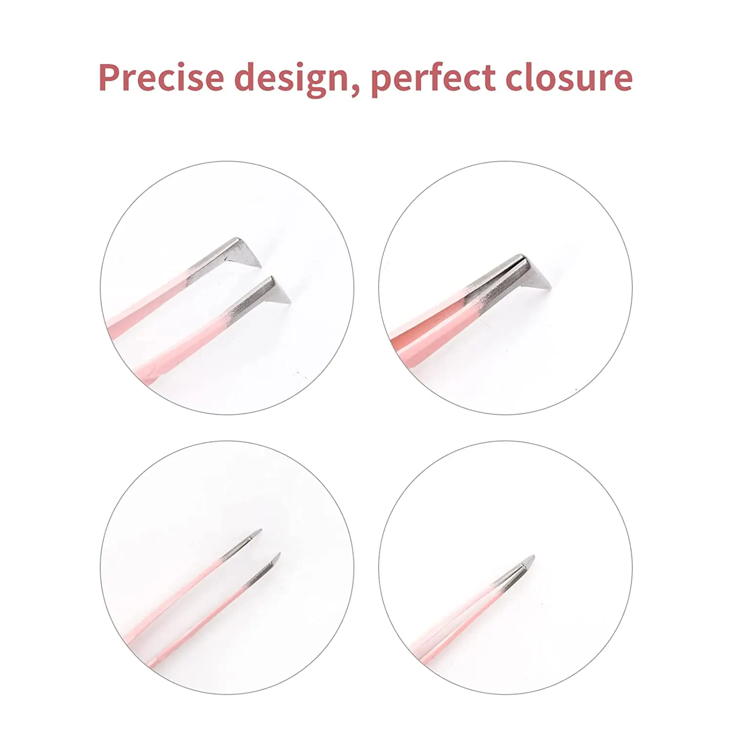 Veyes Inc Eyelash Extensions Tweezers Veyelash Professional 90 Degree Tweezers for Volume Stainless Steel 3D Accurate Closure