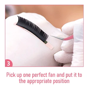 Veyes Inc Eyelash Extensions Tweezers Veyelash Professional 90 Degree Tweezers for Volume Stainless Steel 3D Accurate Closure