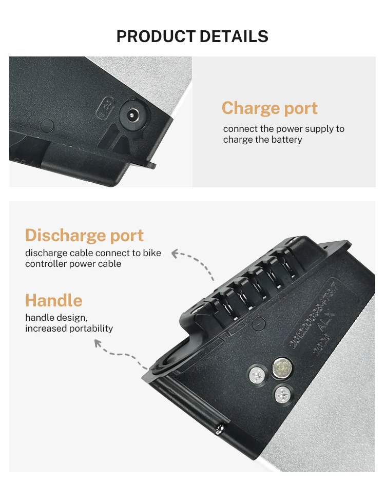 Folding E Bike Battery 48V 10.4Ah 12.8Ah 14Ah Amp DCH 006 for Samebike LO26 20LVXD30 XP2.0 Folding Electric Bicycle Batteries