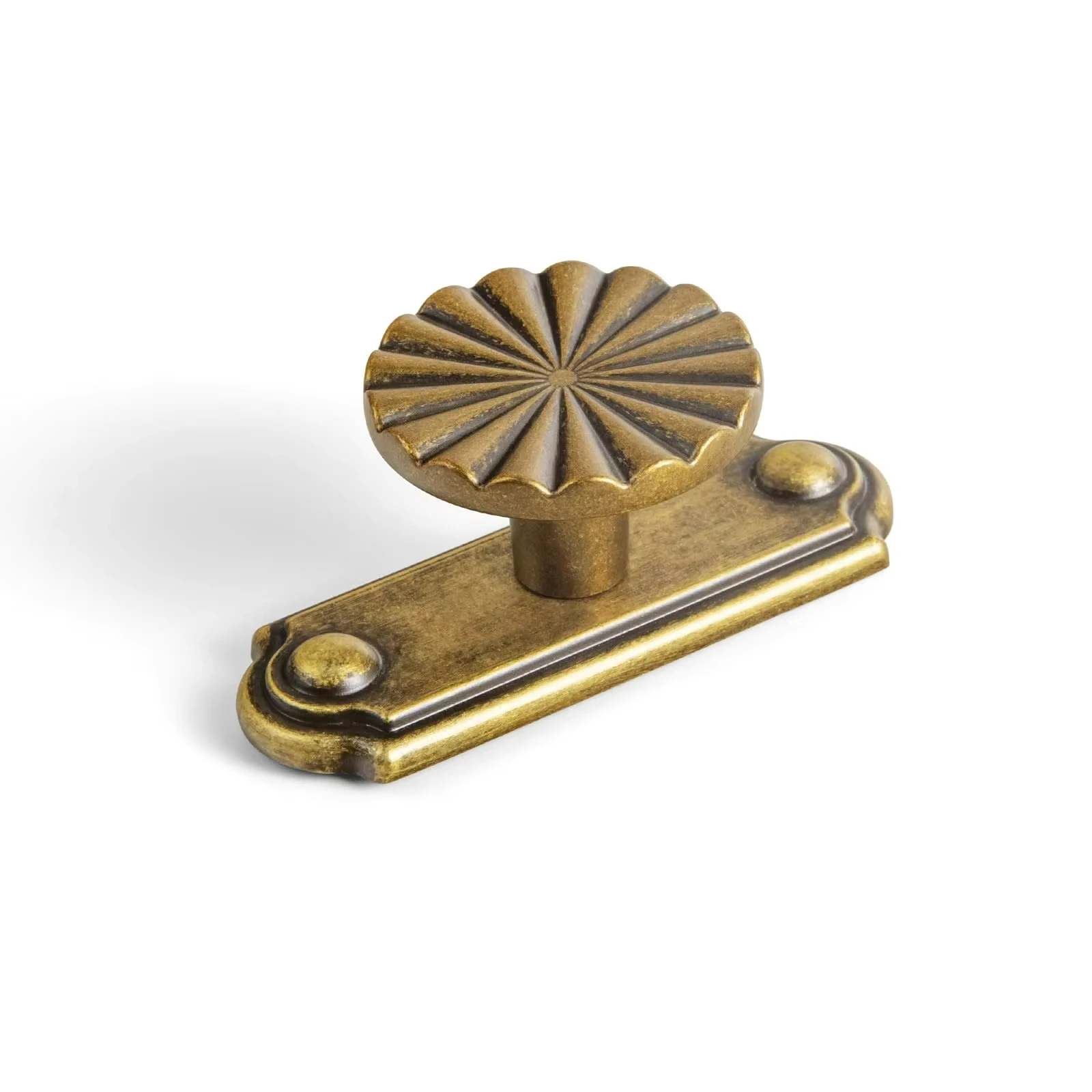 Goo-Ki Modern 3''Hole Centers Brushed Brass Cabinet Pulls,Accessible Luxury Zinc Alloy Din Cup Cabinet Pulls with Mordern Style