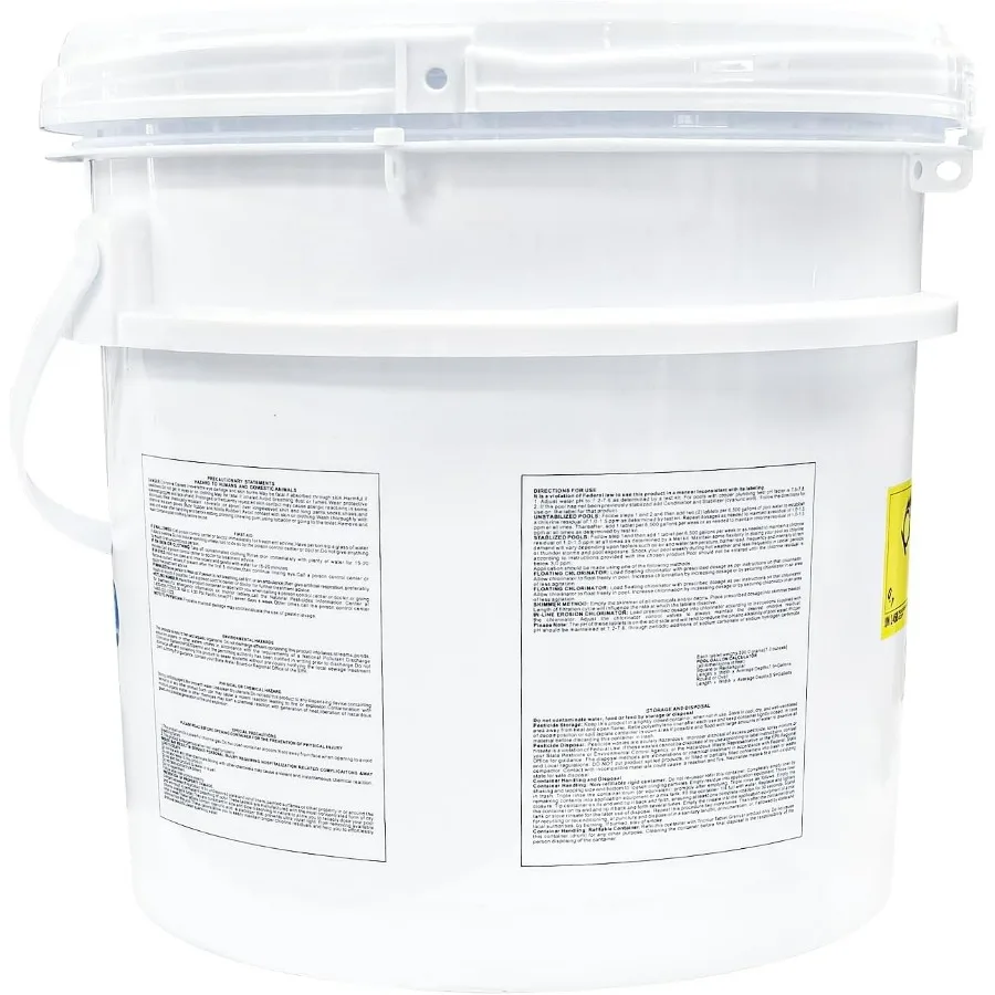 Chlorine Tablets TABIT Swimming Pool Long Lasting Chlorinating Tablets Slow Dissolving Tri-Chlor for Swim Pool