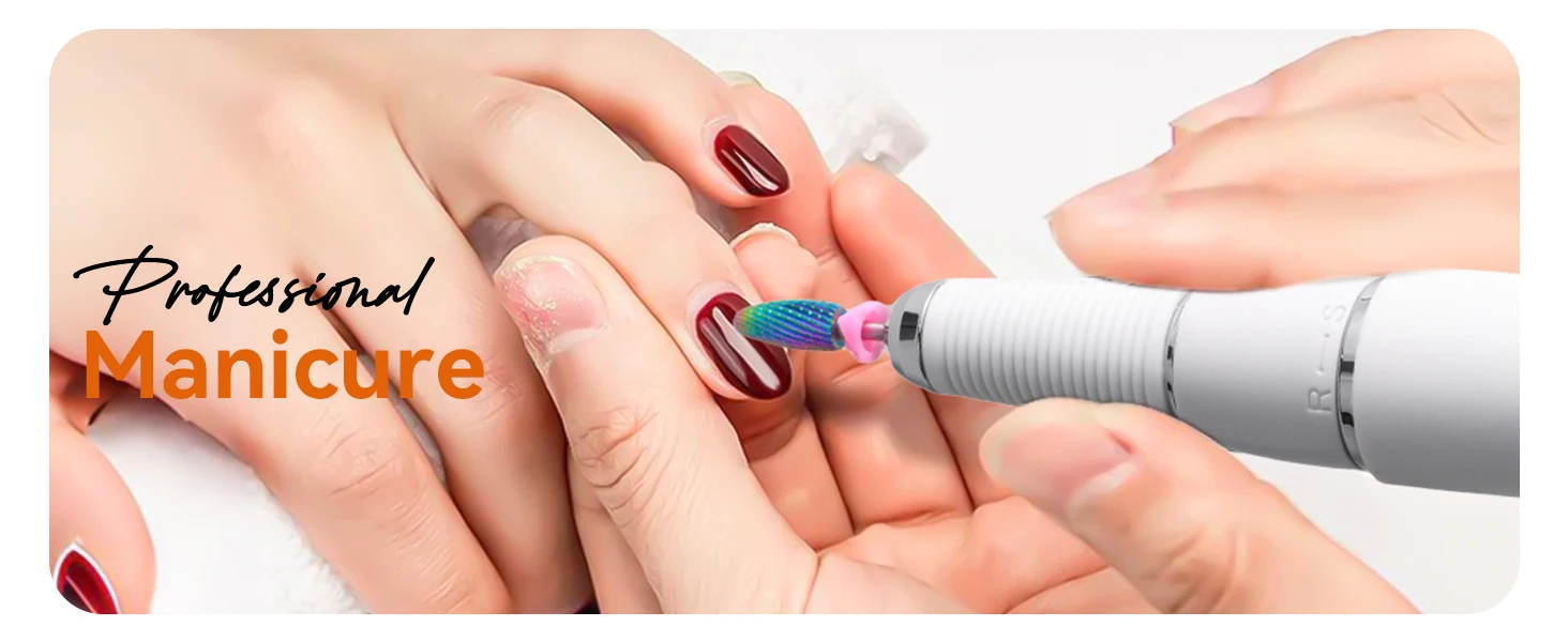 MAKARTT 30000RPM Electric Handpiece for Up200 Nail Drill Machine Professional E File 3 Pins White