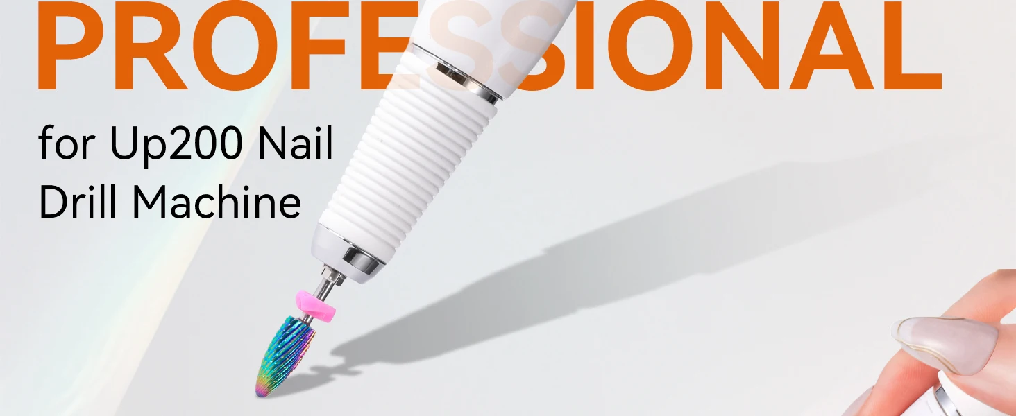 MAKARTT 30000RPM Electric Handpiece for Up200 Nail Drill Machine Professional E File 3 Pins White