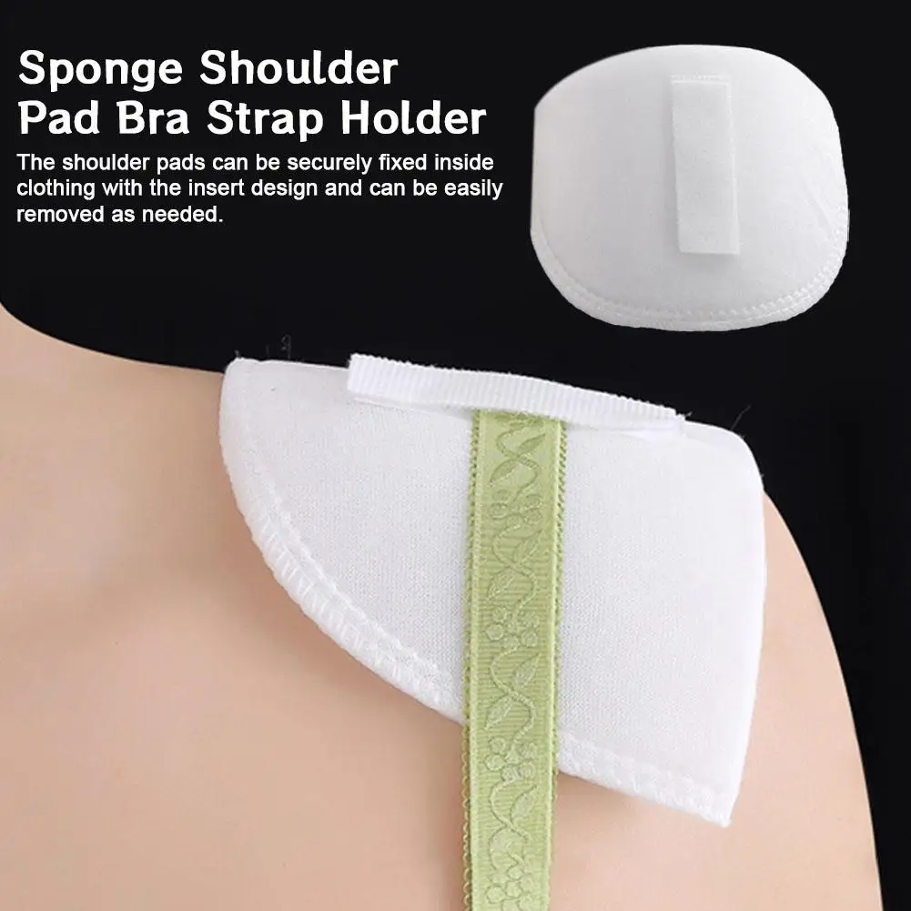 1 Pair Sponge Shoulder Pads Sewing Set-in Shoulder Pads For Women Men Jacket Blazer T-Shirt Clothing Garment Accessories