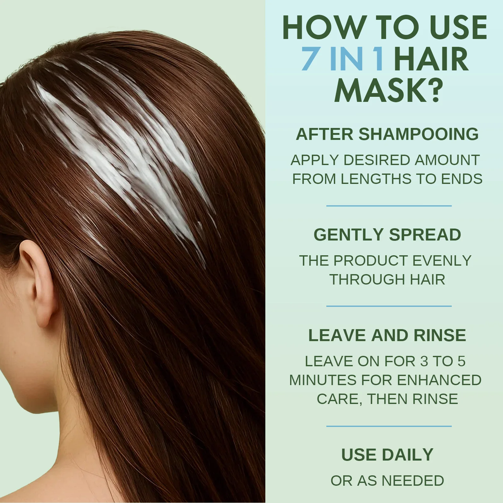 Nourish Hair Mask Deep Hydration Eliminate Frizz Improve Hair Quality Brightening Luster Reduce Dandruff Moisturizing Hair Mask