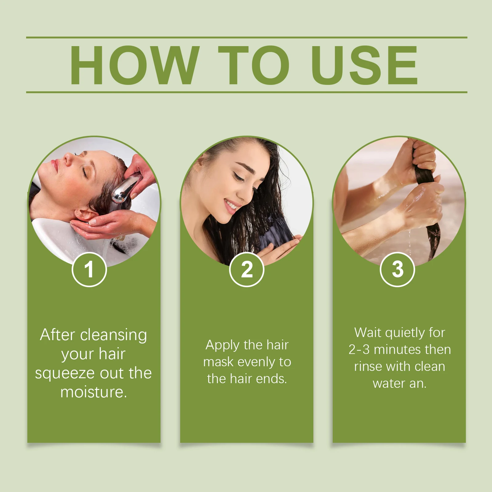 Nourish Hair Mask Deep Hydration Eliminate Frizz Improve Hair Quality Brightening Luster Reduce Dandruff Moisturizing Hair Mask