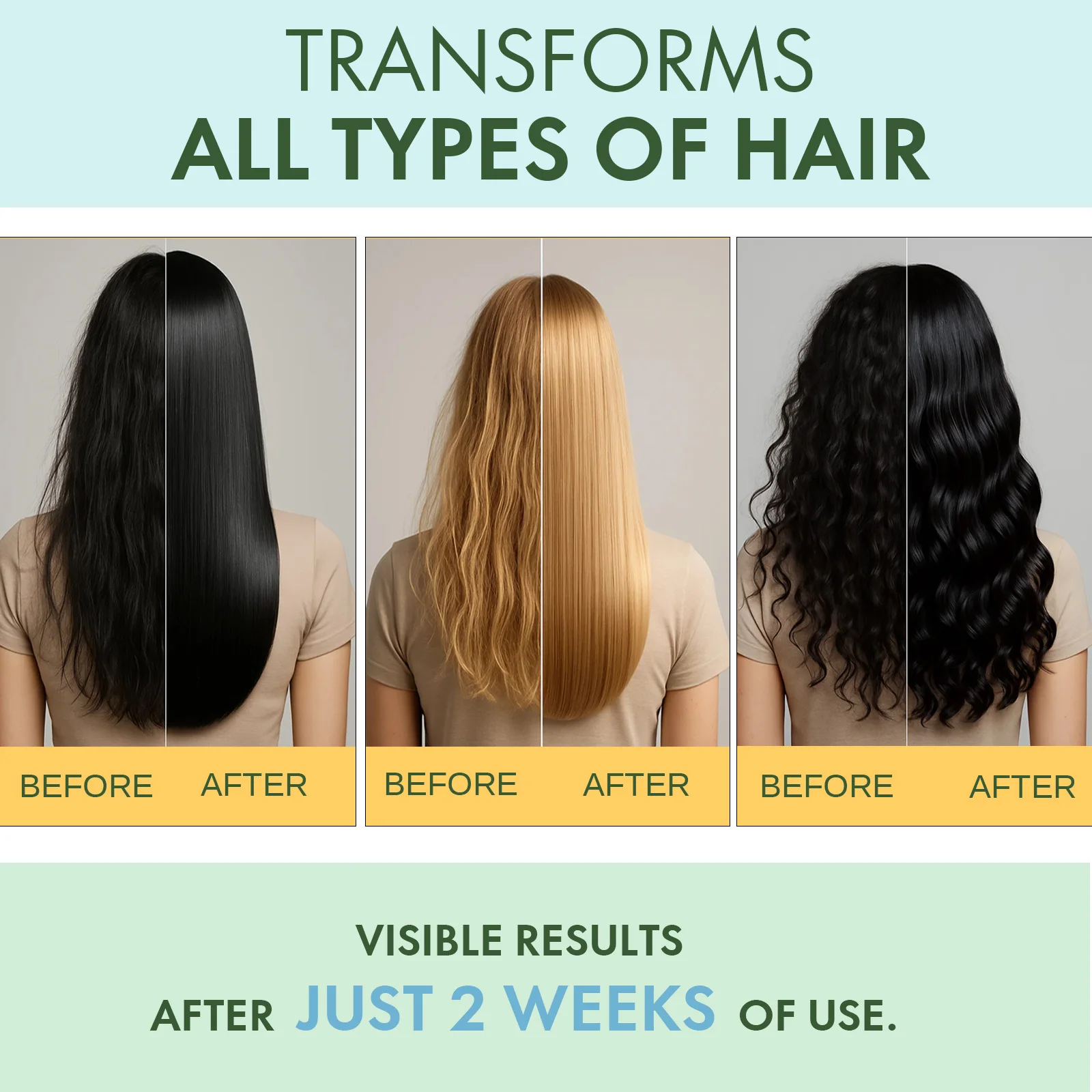 Nourish Hair Mask Deep Hydration Eliminate Frizz Improve Hair Quality Brightening Luster Reduce Dandruff Moisturizing Hair Mask